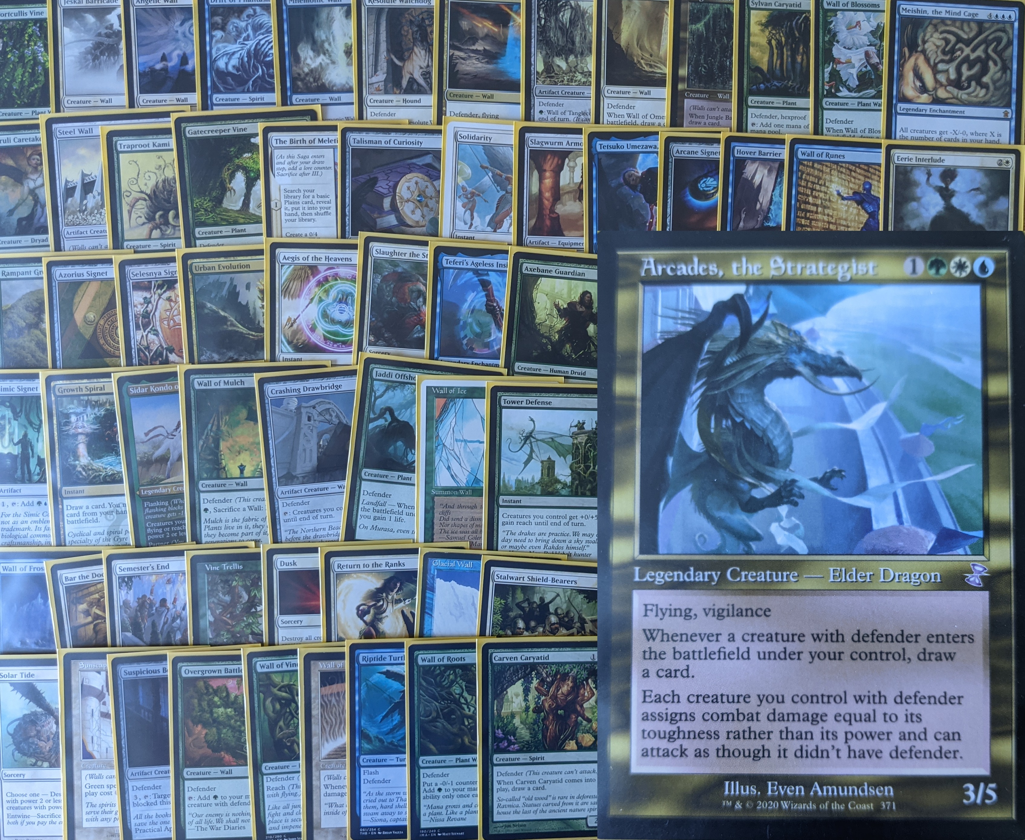 Arcades, the Strategist - Wall EDH Deck (Custom 100 Card Commander Deck)